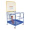 Vestil FULL FEAT WORK PLAT W/CASTRS 84BACK DUAL ENT 48X48 WP-4848-CA-84B-DD-FF - alternate 1